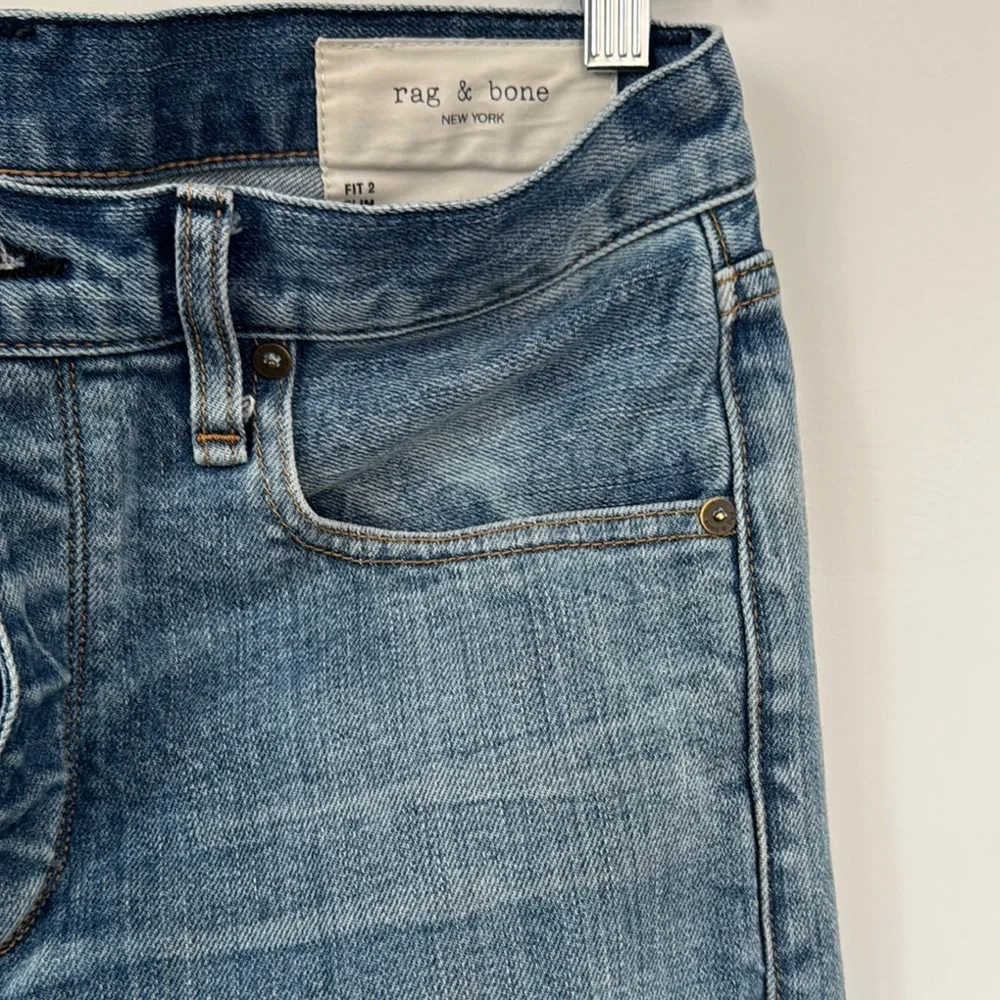 MEN Rag & Bone Slim Blue Jeans Timeless Appeal - Picture 5 of 8